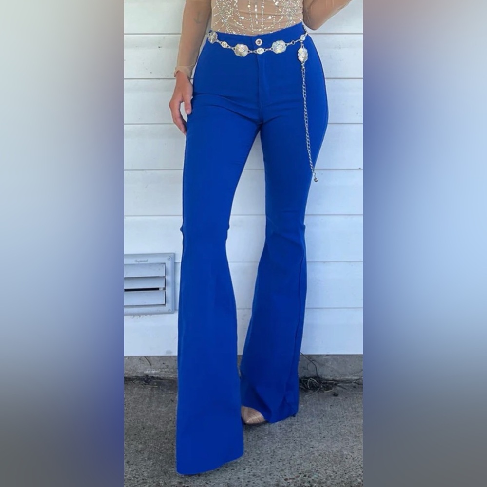 JC - Jeans Royal Blue Stretch Bootcut Pants Women’s Size M NWT